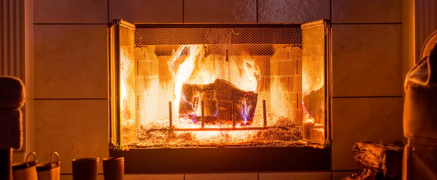 Mendota Hearth Landscape Fireplace Installation in Brookside, Delaware