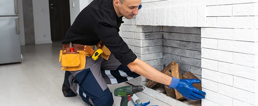 Fireplace Damaged Damper Frame Repair Services in Brookside, Delaware
