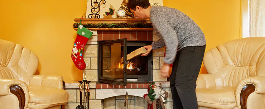 Rusted Metal Fireplace Restoration in Brookside, Delaware