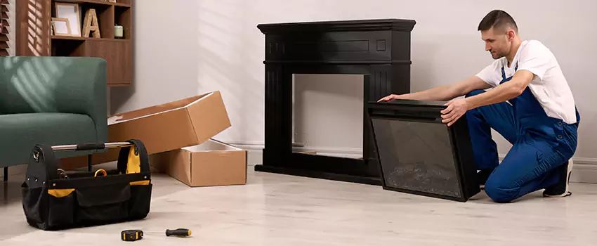 Old Rusted Metal Fireplace Repair And Replacement in Brookside, DE
